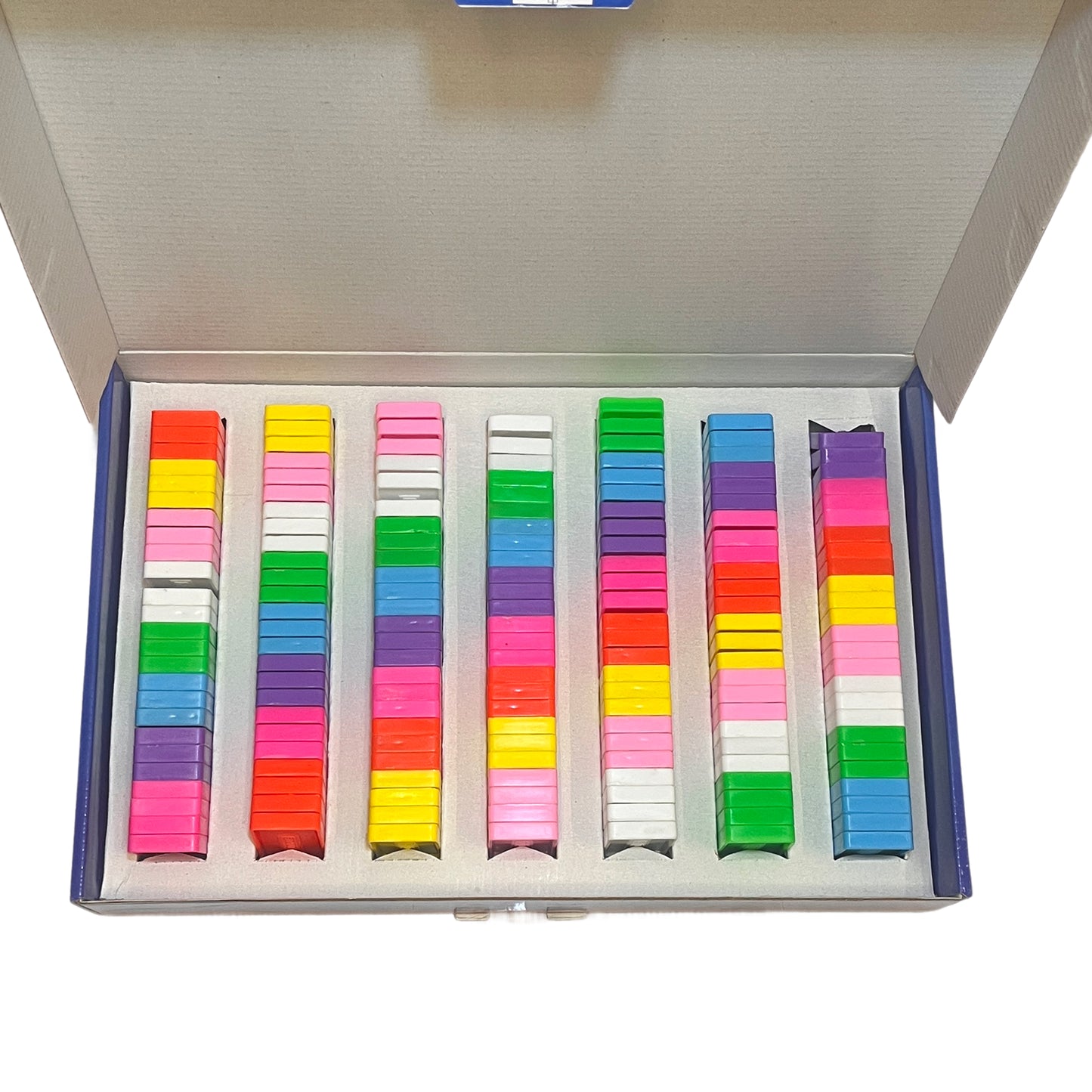 Domino Jumbo (Premium Multicolour Plastic Domino Block Set) | for Age Group 3 -99