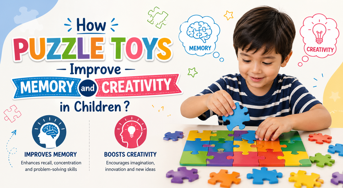 How Puzzle Toys Improve Memory and Creativity in Children?
