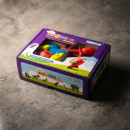 3D Magnetic Parrot Puzzle - Trending Toy For Kids & Adults
