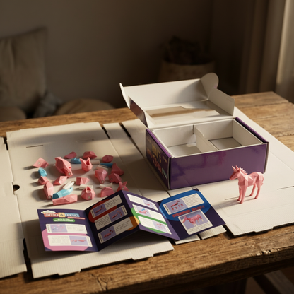 3D Magnetic Pink Unicorn Puzzle - Trending Toy For Kids & Adults