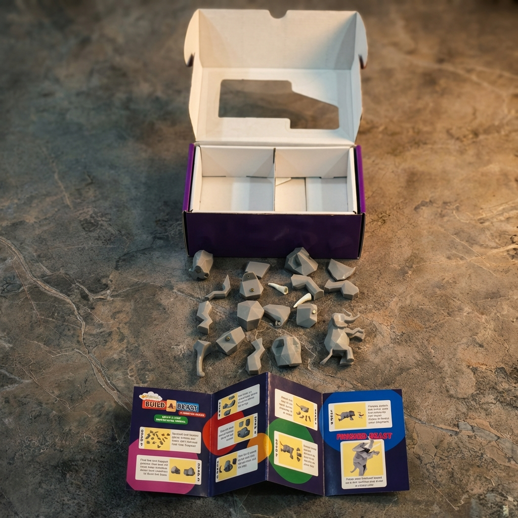 3D Magnetic Dancing Elephant Puzzle - Trending Toy For Kids & Adults