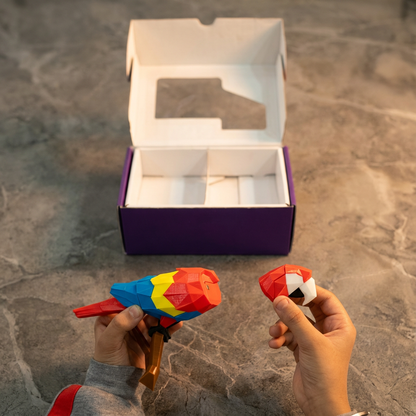3D Magnetic Parrot Puzzle - Trending Toy For Kids & Adults