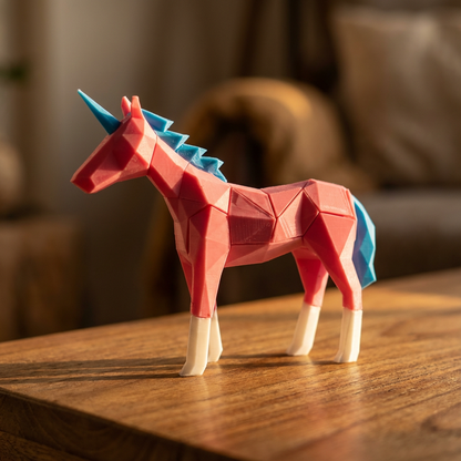 3D Magnetic Pink Unicorn Puzzle - Trending Toy For Kids & Adults