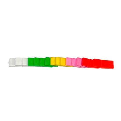 Domino Jumbo  (Premium Multicolour Plastic Domino Block Set) | for Age Group 3 -99