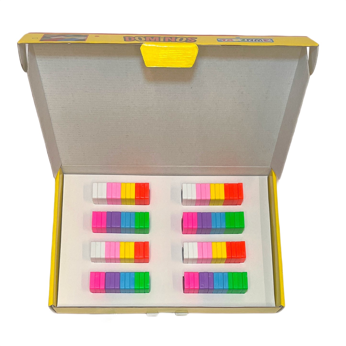 Domino (Premium Multicolour Plastic Domino Block Set) | for Age Group 3 -99