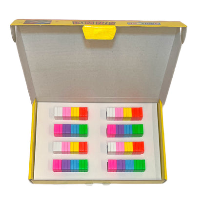 Domino (Premium Multicolour Plastic Domino Block Set) | for Age Group 3 -99