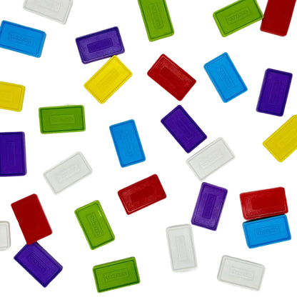 Domino (Premium Multicolour Plastic Domino Block Set) | for Age Group 3 -99