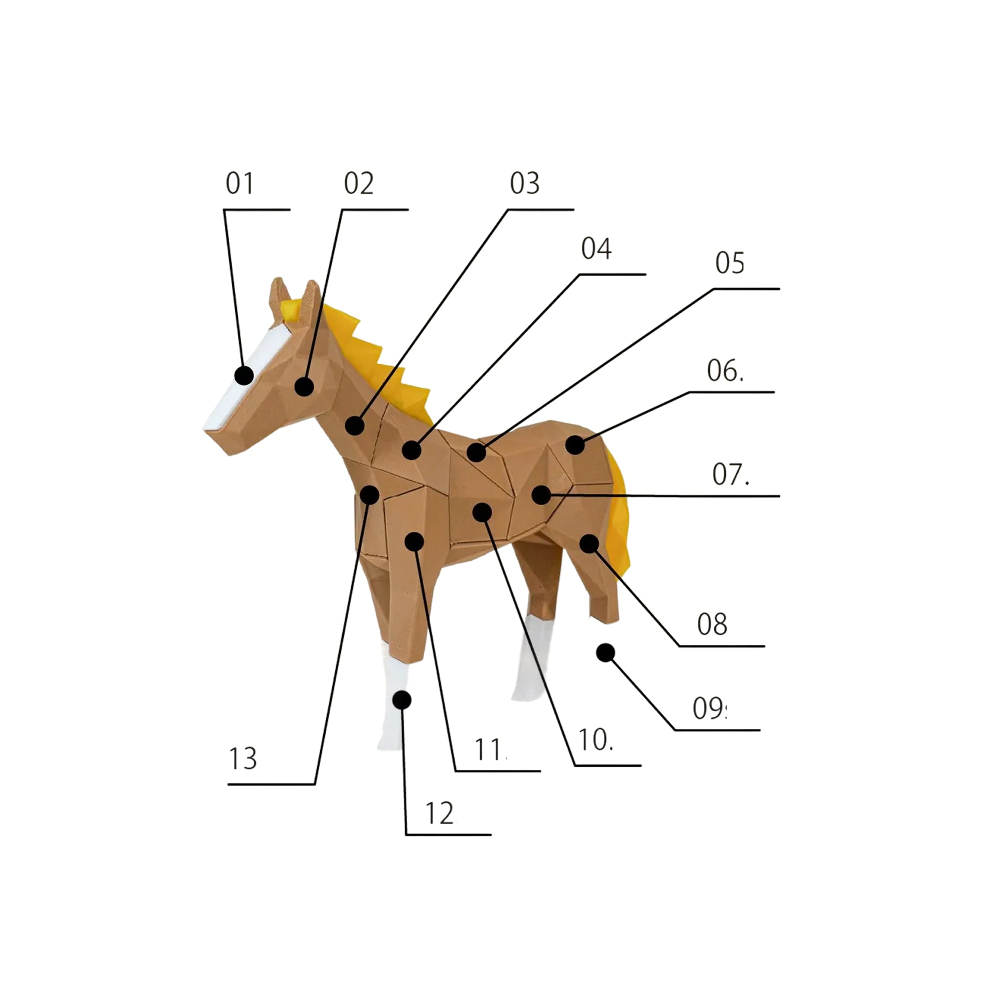 Magnetic Horse Puzzle