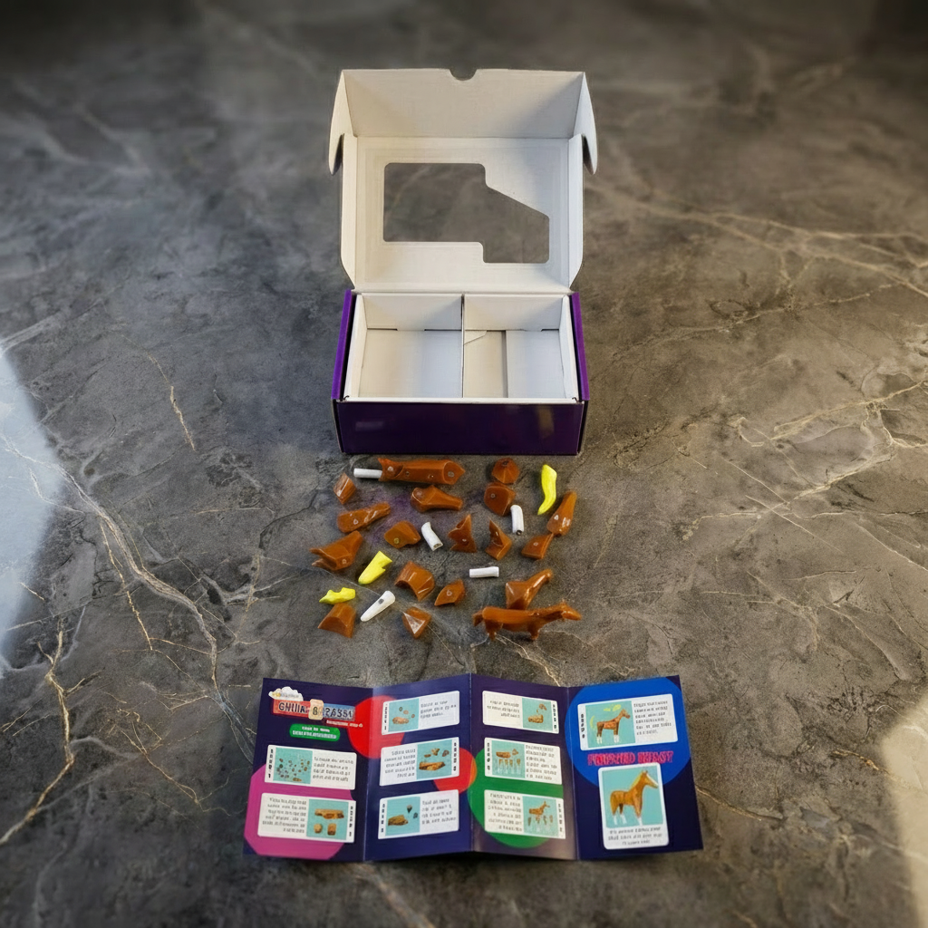 3D Magnetic Horse Puzzle - Trending Toy For Kids & Adults